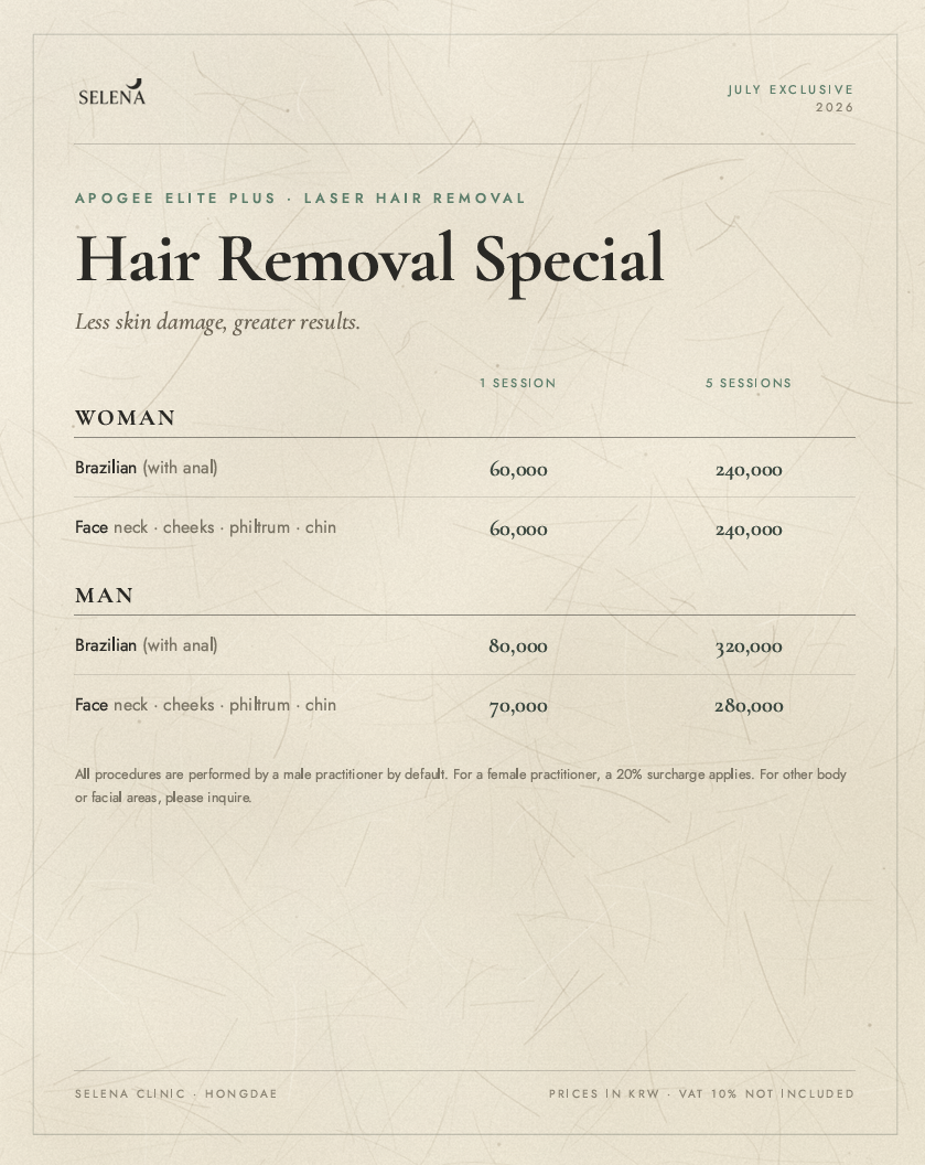 Hair Removal Special