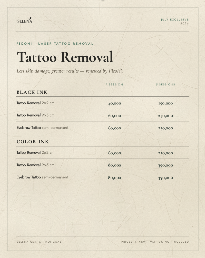 Tattoo Removal
