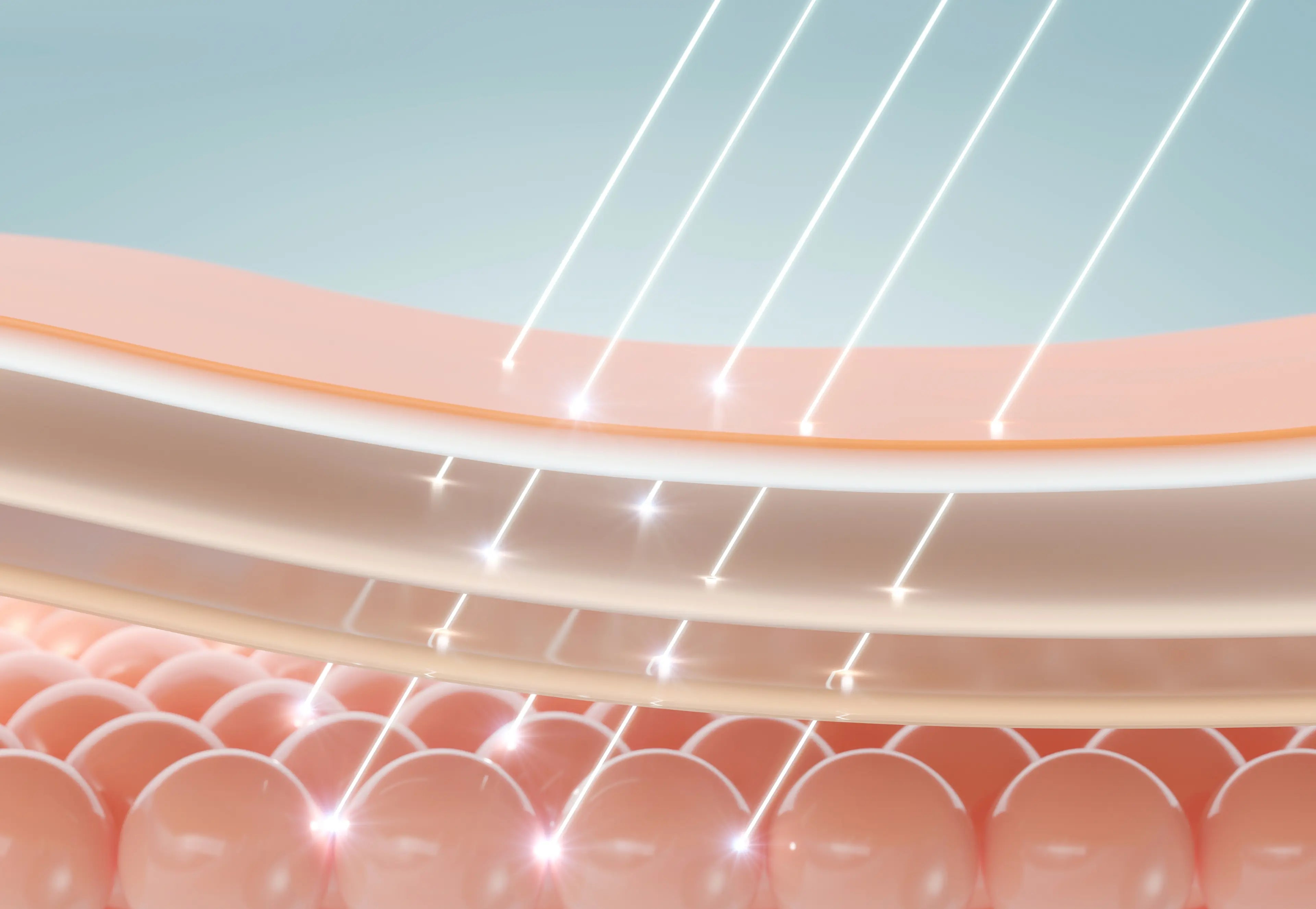 Illustration of the eye showing how LASIK surgery corrects vision